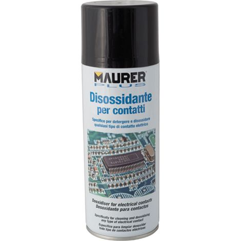 Disossidante Contatti Spray MAURER PLUS 400 ML Contatti Elettrici Elettronici Detergente