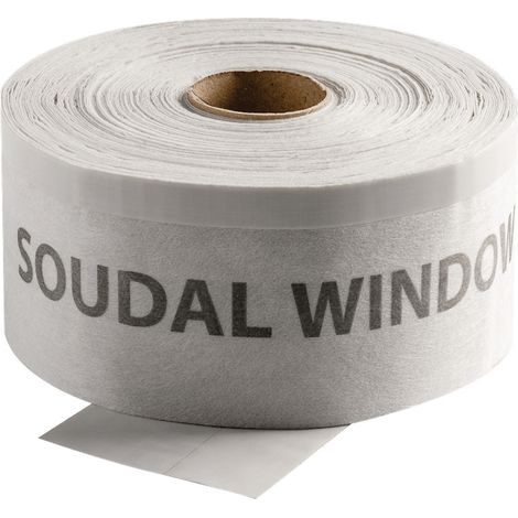Soudal SWS Extra-Klebeband für Fenster, warme Montage, Außenmontage, 70 mm/1 m, vollflächig klebend (1/3)