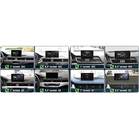 Décodeur CarPlay, Connectivité sans fil, Support de caméra arrière, Pour A4 A5 S5 Q5 Q7 (1/2)