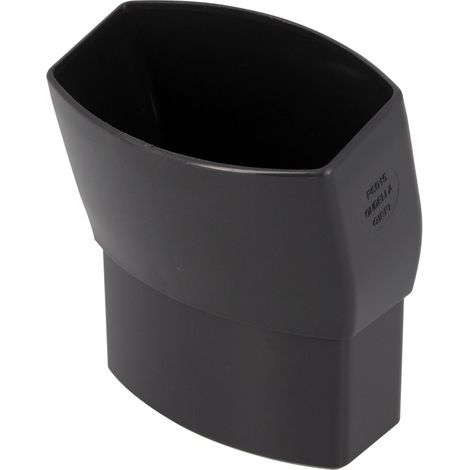 15°-Winkelstück (Außen-/Innengewinde) für PVC-Dachrinne PCO87A GIRPI