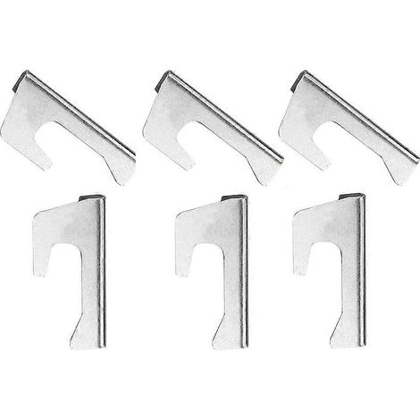Ensemble de 6 entretoises universelles en acier inoxydable pour plaques de foyer et brasero. (1/5)
