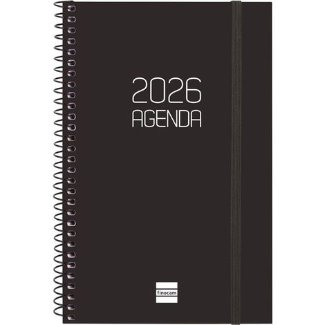 AGENDA ANUAL 2026 OPAQUE E5 SV NEGRO