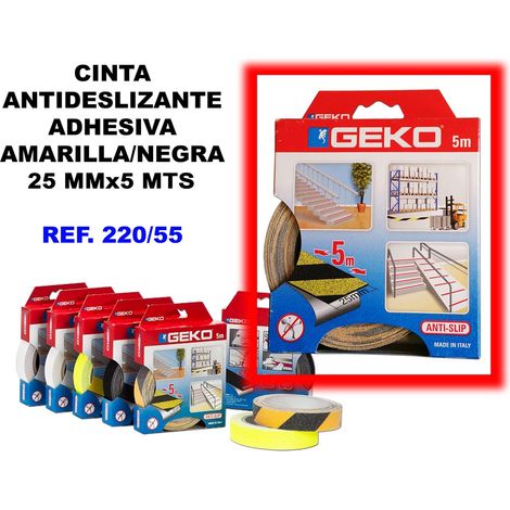 Gelb/schwarzes Anti-Rutsch-Klebeband, 25 mm x 5 m