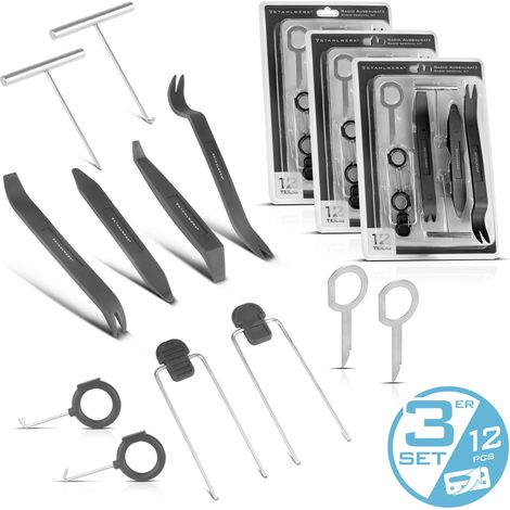 STAHLWERK 3x car radio removal set 12-piece removal tool Herramienta desmontaje (1/5)