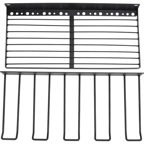 Organisateur d'outils électriques à 2 niveaux, support mural pour perceuse, grande capacité, robuste, pour garage, station de charge pour perceuse sans fil (1/5)