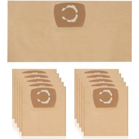 Kaelt - 11 Sacs pour Aspirateur Parkside PWD 12A1 12B2 (1/4)
