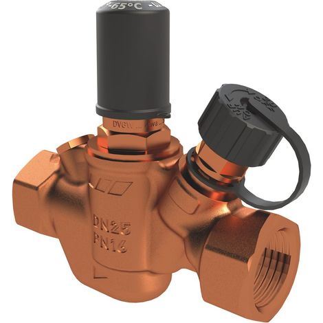 Kemper Multi-Therm automatisches Regulierventil 50-65 Grad C, DN 20 IG, PN 16, Rotguss, Figur 143 00