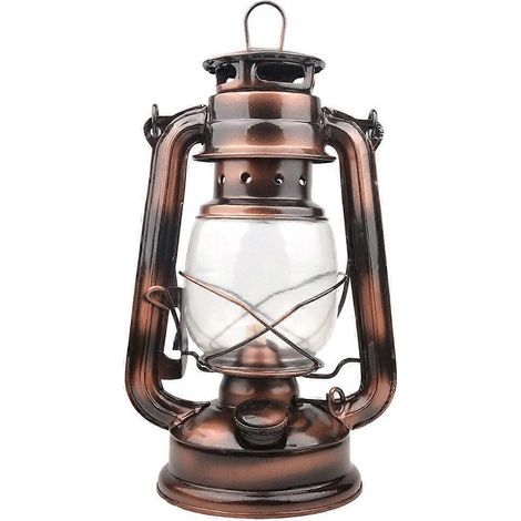 Nouvelles lampes à pétrole rétro améliorées, lampe à huile multifonctionnelle pour le camping et la décoration intérieure (1/5)