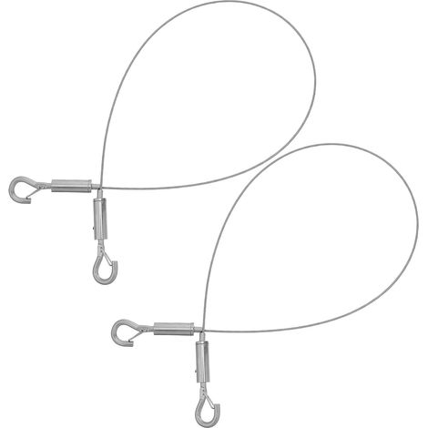 fils de suspension en acier inoxydable avec conception sécurité pour (1/5)