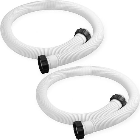 2-teiliger Ersatzschlauch für Poolpumpen, 1,5 Zoll Durchmesser, 59 Zoll lang, weißer Poolfilterpumpenschlauch, kompatibel mit Filterpumpen 29060E (1/5)