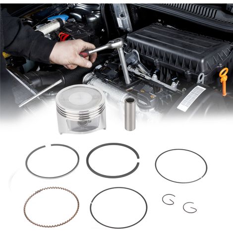 Pièces de générateur à essence 188F, ensemble piston, motoculteur, pompe à eau, machine de jardin GX390, segment de piston, axe (1/5)