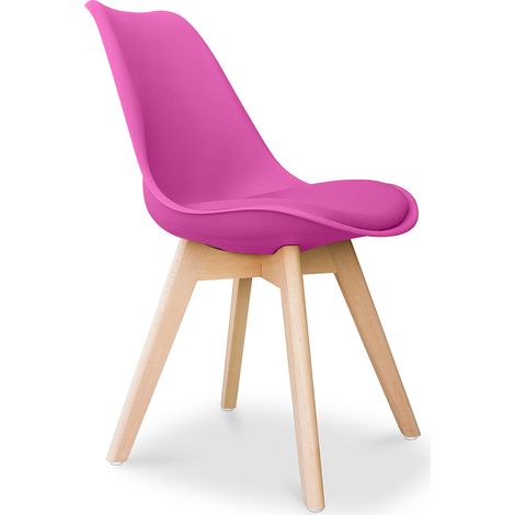 Dining Chair - Scandinavian Style - Denisse Fuchsia (1/5)