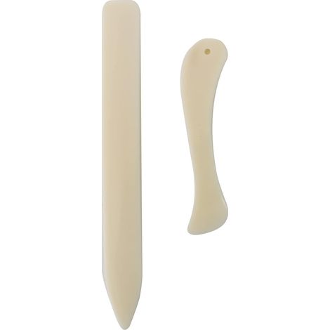 2 Pièces Pliage Outil À Plier Le Papier, Marqueurs de Pliage, Plieurs de Papier en os pour Travaux Manuels, pour Travaux Manuels, Fabrication De Cartes, Fournitures De Bureau Et Travaux Manuels (1/5)