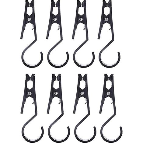 Crochet de fixation pour tente d'extérieur, lot de 8 crochets légers, accessoire multifonctionnel pour le camping. (1/5)