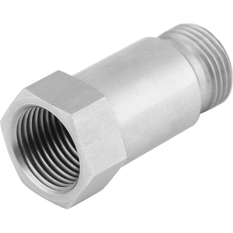Satz mit 2 Edelstahl-O2-Sondenadapterverlängerungen M18-1,5 x 45 mm Sauerstoffsensorverlängerung (1/5)