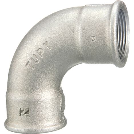 Courbe 90° femelle grand rayon 002 galvanisé - 1''1/4 - SFERACO
