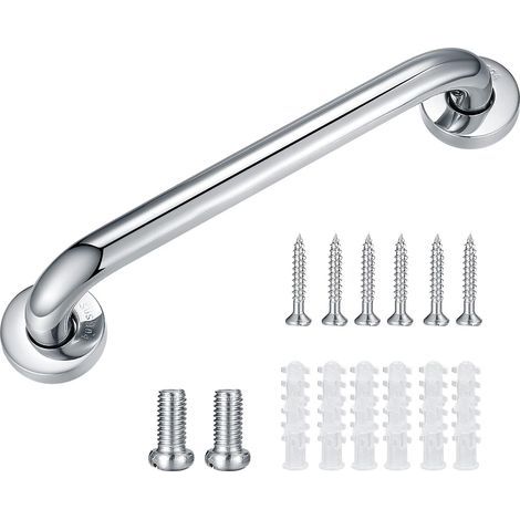 Bathroom grab bar, stainless steel bath handle, shower handle, handrail support, outdoor bathtub handle for disabled bathtub (1/5)