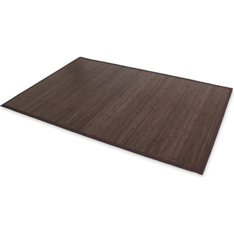 Alfombra de bambú marrón oscuro 80cm x 240cm TAP06099 (1/5)