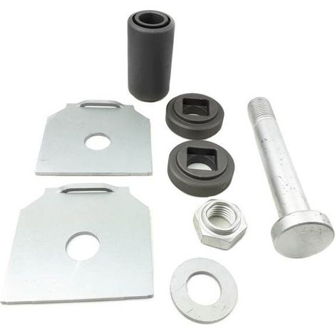 Kit de reparación de resorte con casquillo y tornillo para remolque semirremolque con eje BPW 0980107020