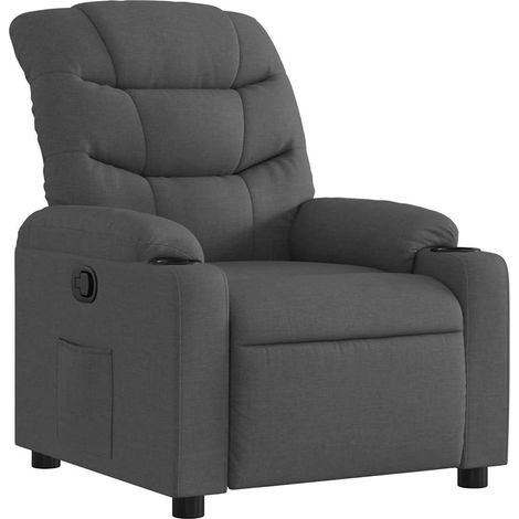 Maison Exclusive - Relaxsessel Dunkelgrau Stoff