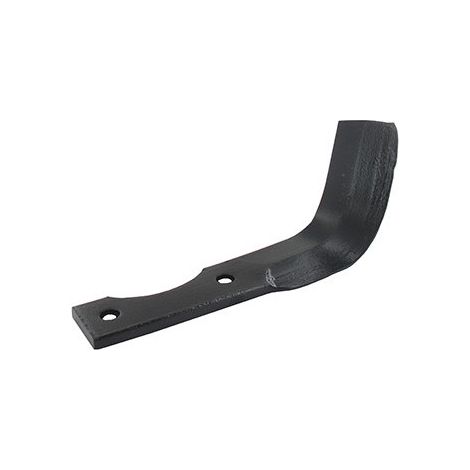 Cuchillo de fresa recto para motocultor adaptable en Grillo - L: 175mm, diámetro de agujero ø 8,5mm, distancia entre agujeros 55mm. Tipo Bineur.