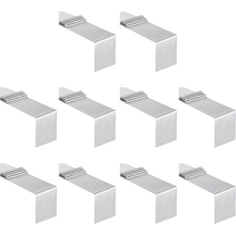 Pour rectangulaire rond table Smooth Tablecloth Lot de 10 (1/5)