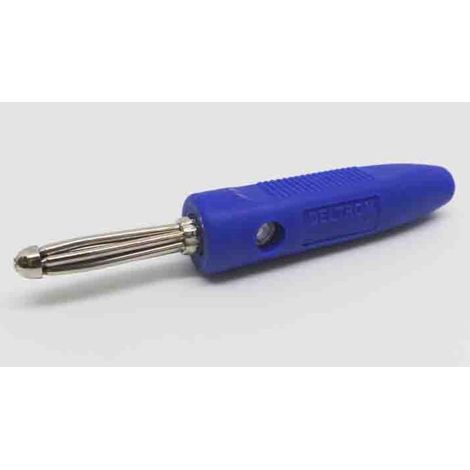 Fiche banane RS PRO Bleu Mâle 16A 50V