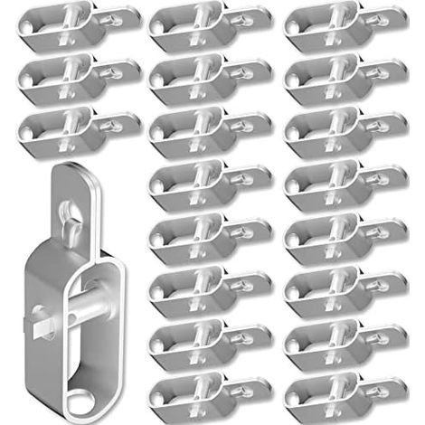 Lot de 20 Tendeur de Clôture Tendeurs à Fil Barbelé Longeur 120mm Raidisseur Acier Connecteurs Zingués et Revêtus de Geomet Kit de Tendeur de Corde de Fer (1/5)