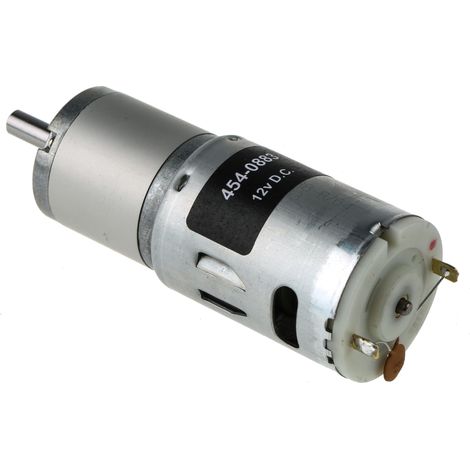 Motoréducteur CC RS PRO, 12 V c.c., 19,8 W, 145 tr/min, dia. de l'arbre 6mm ( Prix pour 1 ) (1/4)