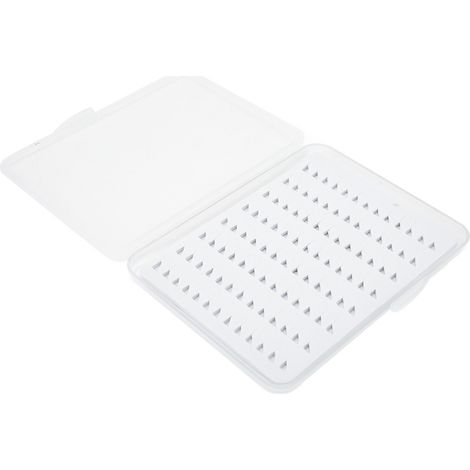 Boîte de rangement étanche pour leurres de pêche, coffret transparent avec couvercle pour mouches et accessoires. (1/5)