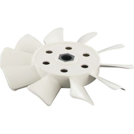 Ventilateur boite vitesse pour tondeuse K46 – 10 pales plastique – Axe 18 canelures – Diamètre 14 mm – 1A646083050 – Tuff Torq (1/2)