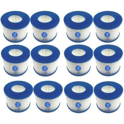 Cartouches Filtrantes Type VI - 12 pièces - Réutilisables - Haute Performance (1/4)
