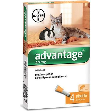 Bayer Advantage Spot On 40 Gatti Fino A 4 Kg