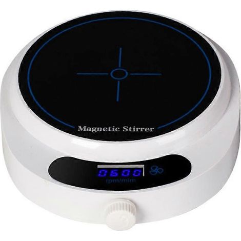 Agitateur magnétique portable à affichage numérique, mini-agitateur de laboratoire, 1000 ml, 4000 tr/min, compatible avec les prises américaines. (1/5)