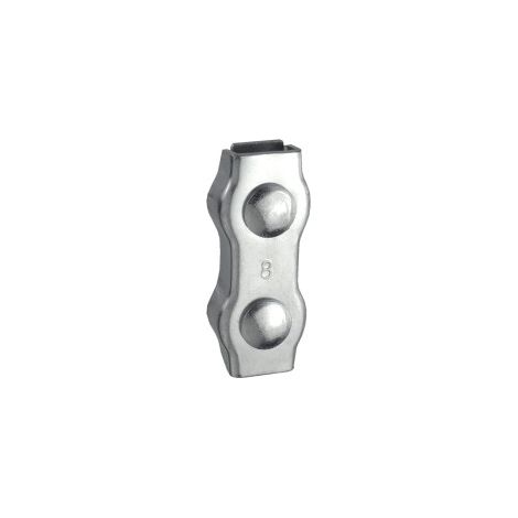 CONNEX- DOPPIO BLOCCO ZINCATO PER FUNI -8 MM.
