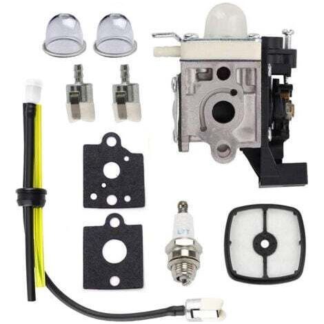 Kit carburateur 10 pièces ECHO SRM-2320T pour débroussailleuse ECHO SRM-2320T 21,2 cc, livré avec filtre à air, bougies d'allumage, conduite de carburant, joint (1/5)