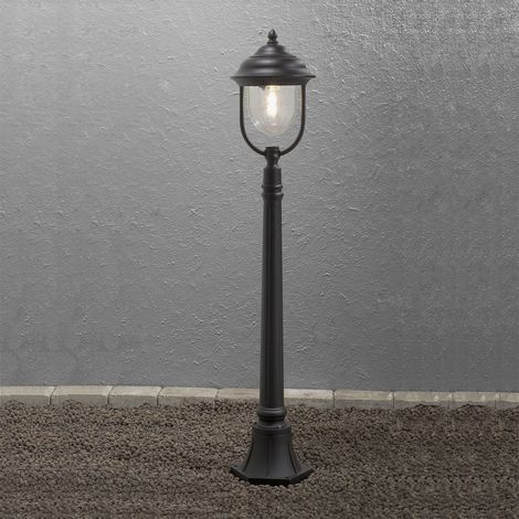 Außen Standlaterne PARMA Wegeleuchte im Landhausstil, Schwarz, Höhe 118cm