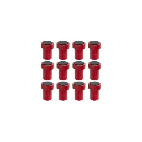 Lot de 12 butées d'établi 3/4", butées antidérapantes en alliage d'aluminium pour tables MFT, travaux de menuiserie et projets de bricolage (19 mm / 0,75 pouce) (1/5)