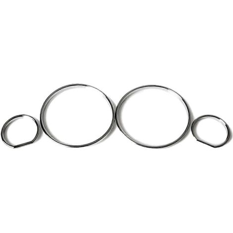 Ensemble de cache-compteur de vitesse, enjoliveur et bague de tableau de bord pour BMW E32/E34 (1/5)