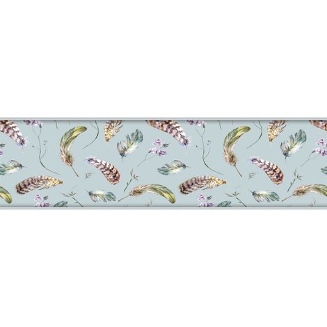 Frise de papier peint adhésive plumes - 14 x 500 cm de Sanders & Sanders (1/2)