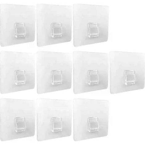 10 pinces de fixation transparentes pour tapis de voiture, clips antidérapants, boucles de fixation étanches et sans couture. (1/5)