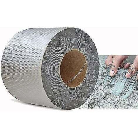 Waterproof Butyl Rubber Aluminum Strip for Repairing Ship Roofs, Windows, and Floors Pipes Pipe Breaks, 10cm x 5cm (1/3)