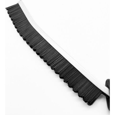 Brosse à coulis à long manche, lot de 2, brosse de nettoyage pour piscines, murs, douches, salles de bains, carrelages, Étiquette (1/4)