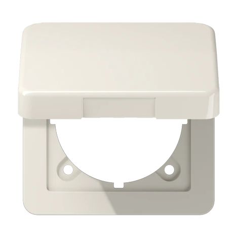 Jung Tapa abatible (con muelle de retorno), termoplástico, Serie CD, blanco, montaje vertical y horizontal CD 590 BFKL