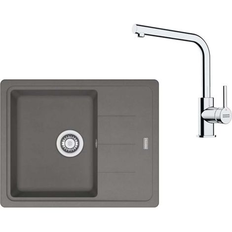 Franke Set - Set da cucina G262ŠK, lavello in fragranite BFG 611-62 e miscelatore FS 3230.031, pietra grigia/cromo 114.0700.733
