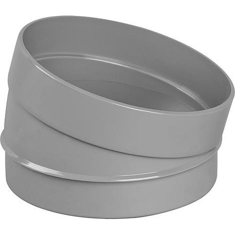 Secteur de Coude PVC évacuation 15° mâle/femelle Ø100