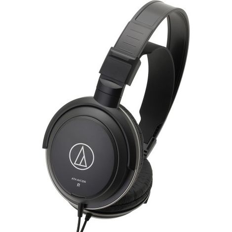 Audio-Technica ATH-AVC200 auricular y casco Auriculares Alámbrico Diadema Música Negro
