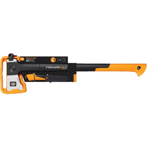 Hache à fendre Fiskars X28 série X, lame M + couteau universel (1/3)