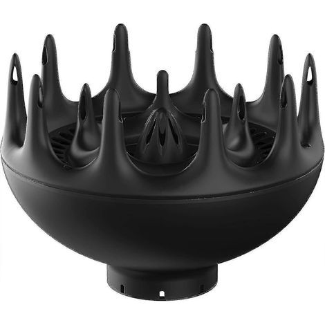 Diffuseur de cheveux Black Orchid Large pour cheveux bouclés et naturels - Professionnel (1/4)