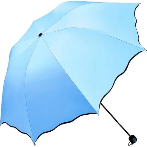 Parasol pliable, protection solaire UV, imperméable, compact et léger pour les voyages, structure à 8 baleines.-AquaForge (1/5)